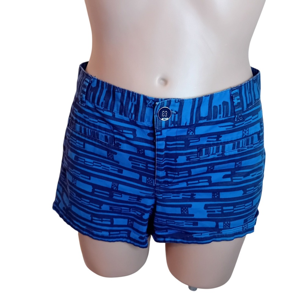 Womens Modern Geometric‎ Print Casual Short Shorts Summer Beach Vacation Indie 8